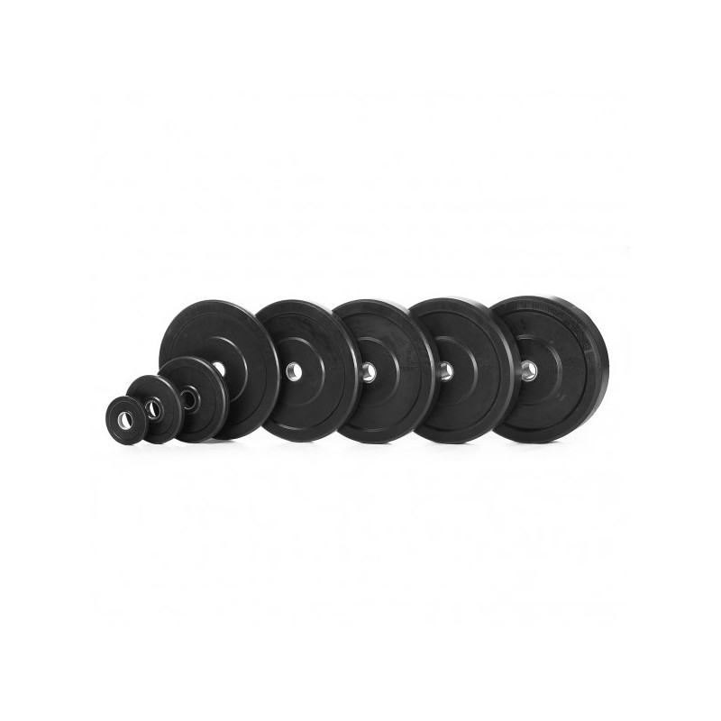 Thor Fitness Bumperplates i sort