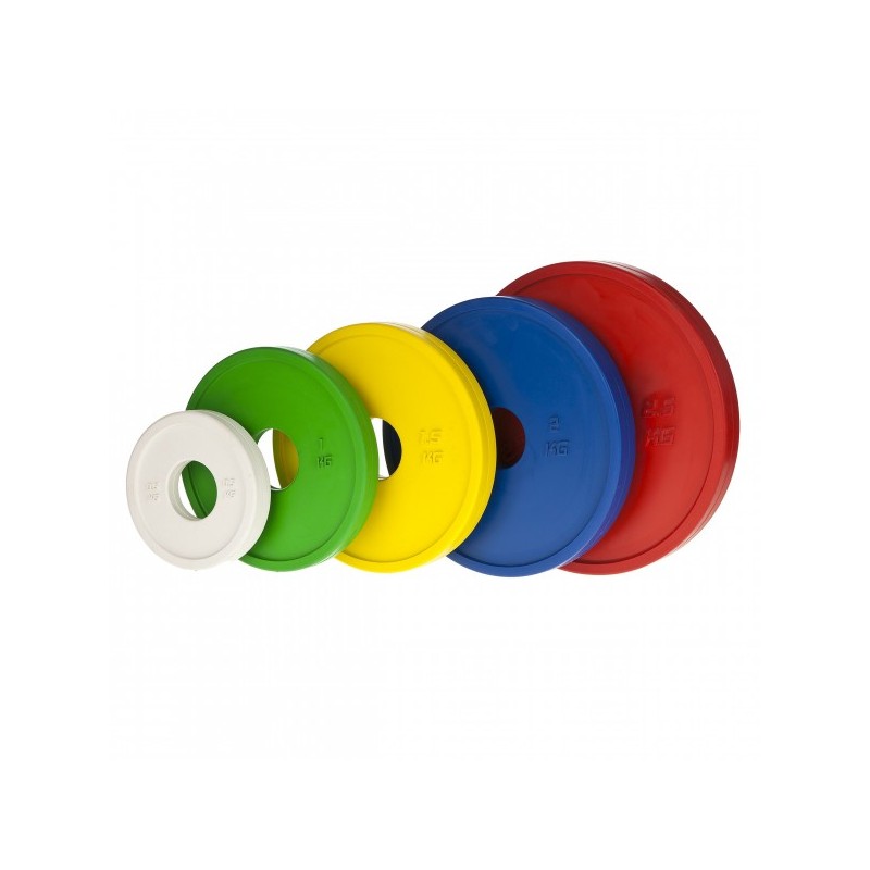 Fractional Plates i farver med gummibelægning